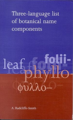 Three-Language List of Botanical Name Components