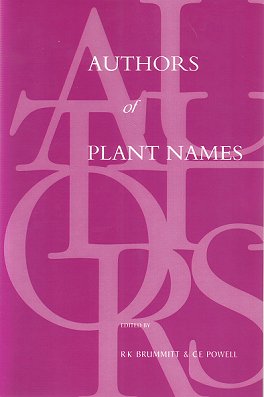 Authors of Plant Names