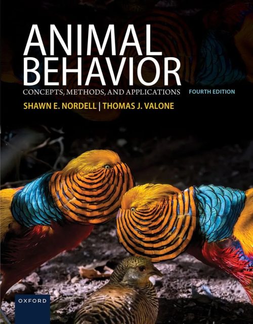 Animal Behavior: Concepts, Methods, and Applications (Fourth Edition)